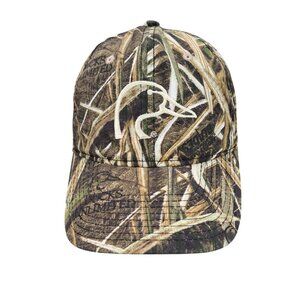 Ducks Unlimited Cap Hat Mossy Oak Camo Shadow Grass Adjust Strapback Embroidered